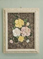 Bondegon de flores con rose in vetro smalto a mosaico