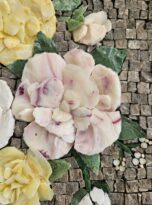 Bondegon de flores con rose v