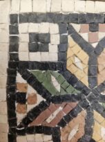 modullo moaico romano  fiore ottagonale