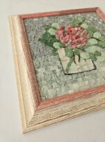 Bondengon de flores ortesia fucsia in mosaico