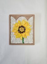 coroncina con girasole mosaico