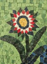 Fiore copia in mosaico da Sant’Appolinare classe Ravenna