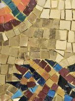 Pavone  in mosaico con fondo oro San Vitale Ravenna
