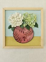 vaso rosa con ortesie