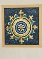 Stella cristallo grande di Galla Placidia in mosaico Ravenna
