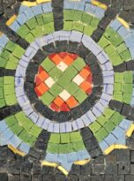 Stella fiore in mosaico volta di Galla Placidia